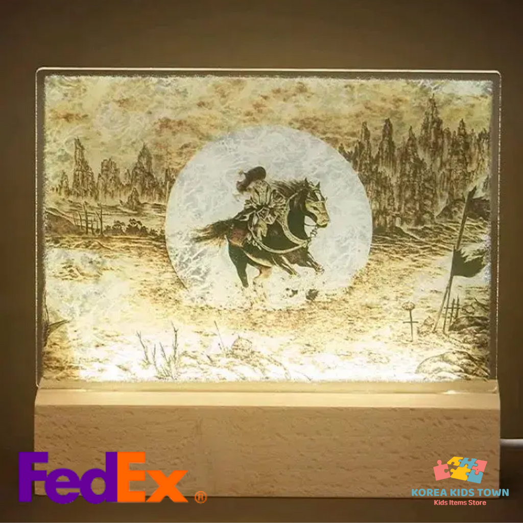 CookieRun Silent Salt Cookie Acrylic Mood Light Art Collab Limited Edition