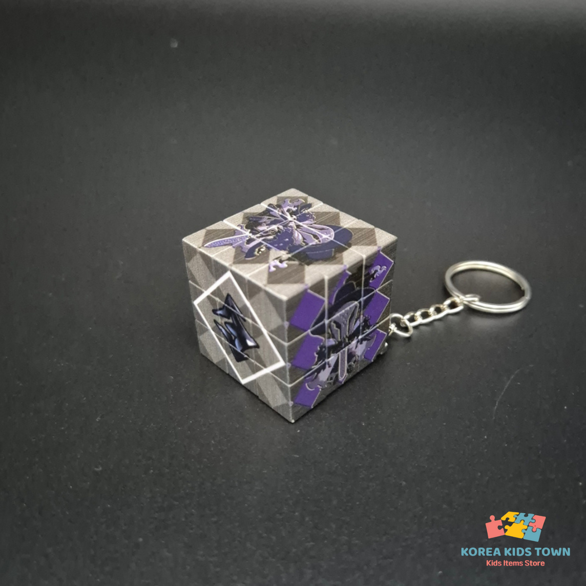 CookieRun Kingdom Art Collab Beast & Ancient Cookies rubiks cube KEYRING