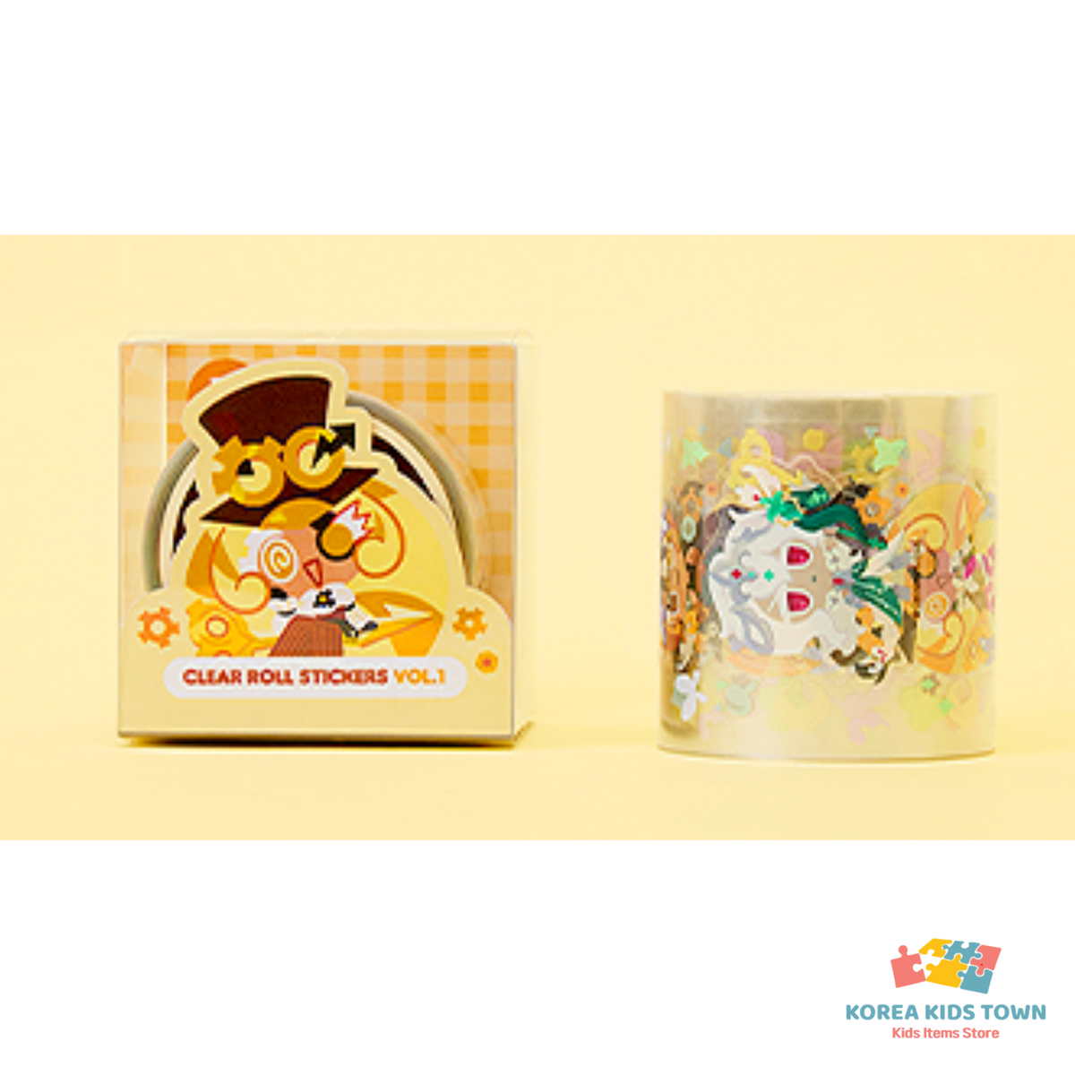 CookieRun Clear Roll Sticker Choice Type A, B / Transparent Decorative Sticker