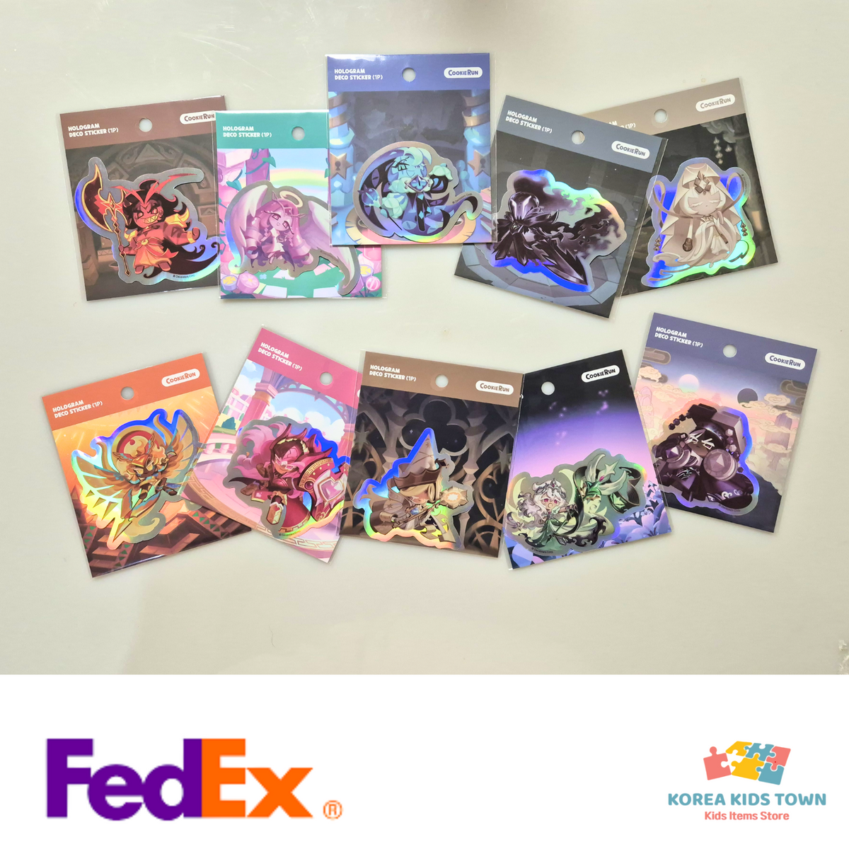 CookieRun Kingdom 5th Anniversary Hologram Deco Sticker Beast/ Ancient