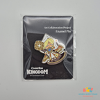 CookieRun Kingdom Pin Badge Brooch Korea (BEAST COOKIE, Shadow Milk)
