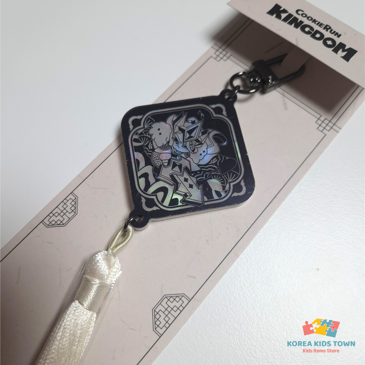 CookieRun Kingdom Mother of Pearl Keyring A type Bag Charm Korea Art