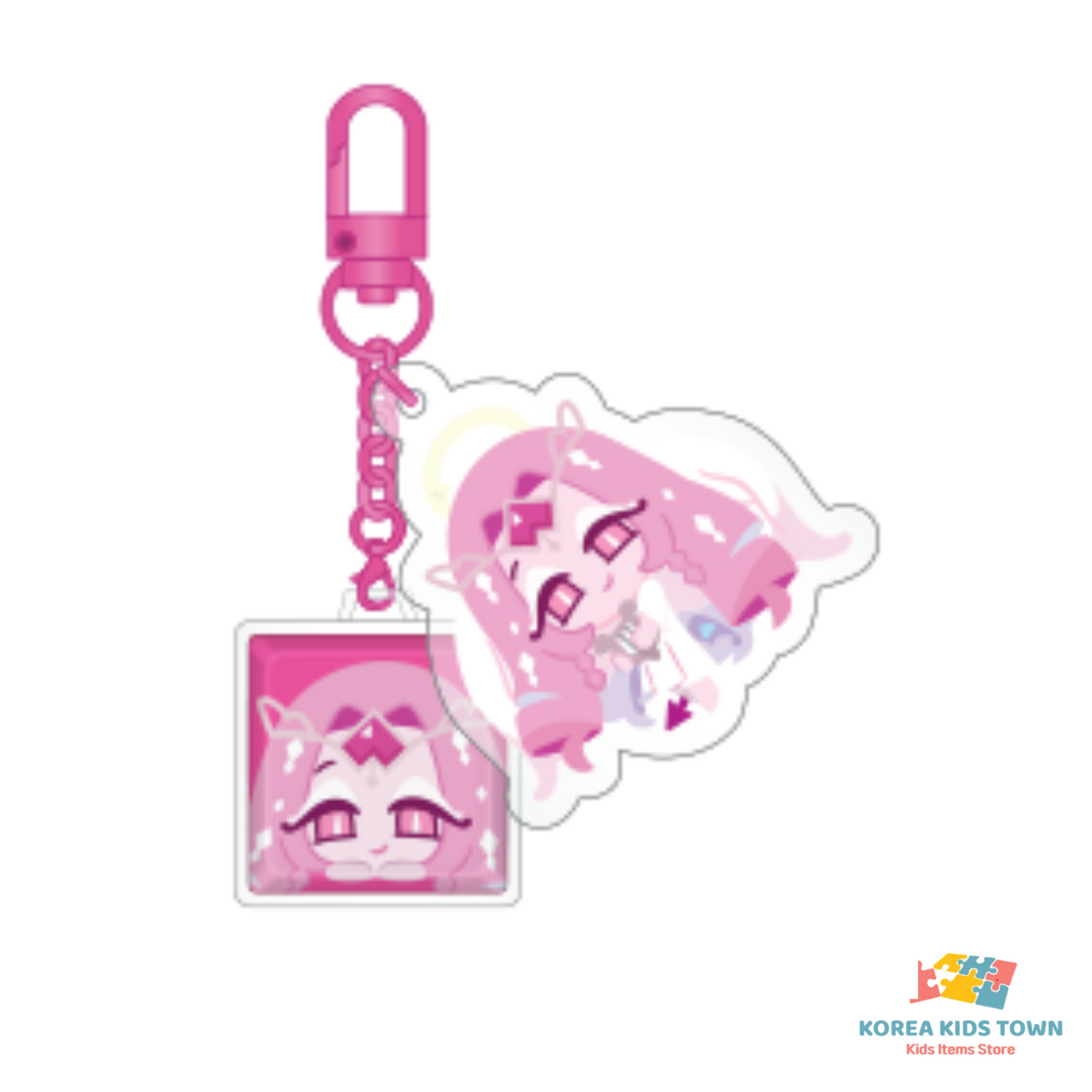 CookieRun Kingdom LED Keycap Keyring 8 Types Choice / Shadow Milk Pure Vanilla
