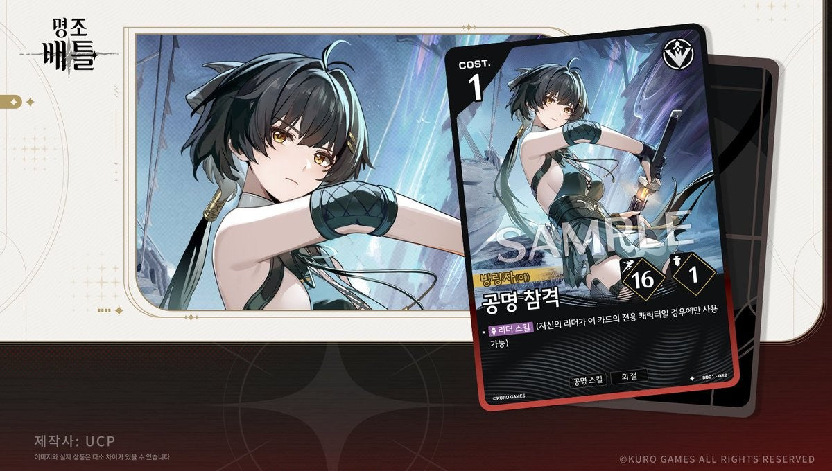 Wuthering Waves Battle SD01 / SD02 Starter Deck — Korean Edition – photo 6