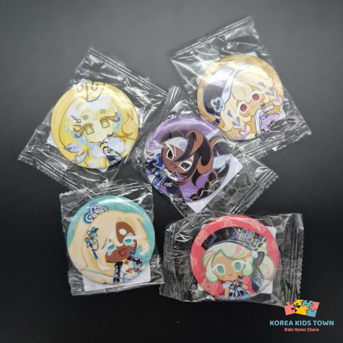 CookieRun Bites Collab Can Badge Pin Button