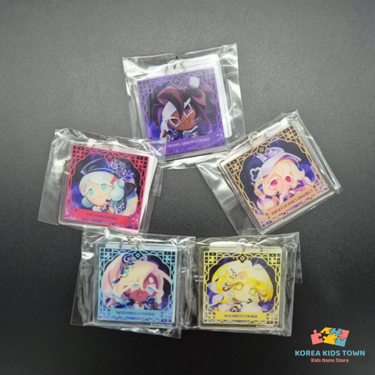 CookieRun Bites Collab acrylic Keyring Keychain Character Key Holder