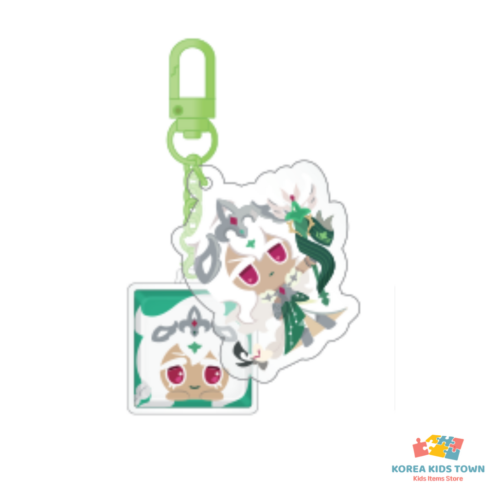 CookieRun Kingdom LED Keycap Keyring 8 Types Choice / Shadow Milk Pure Vanilla