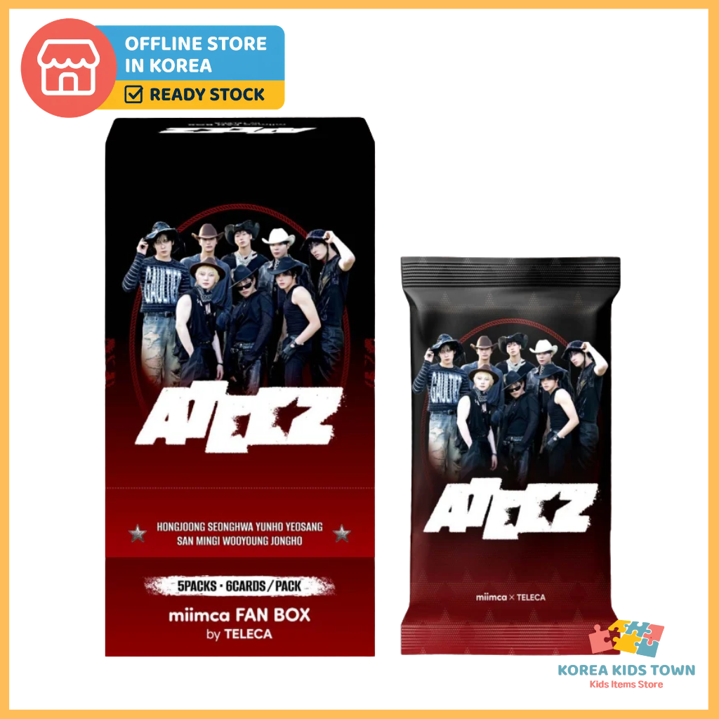 ATEEZ MIIMCA x TELECA Official Trading Cards — Sealed Fan Box