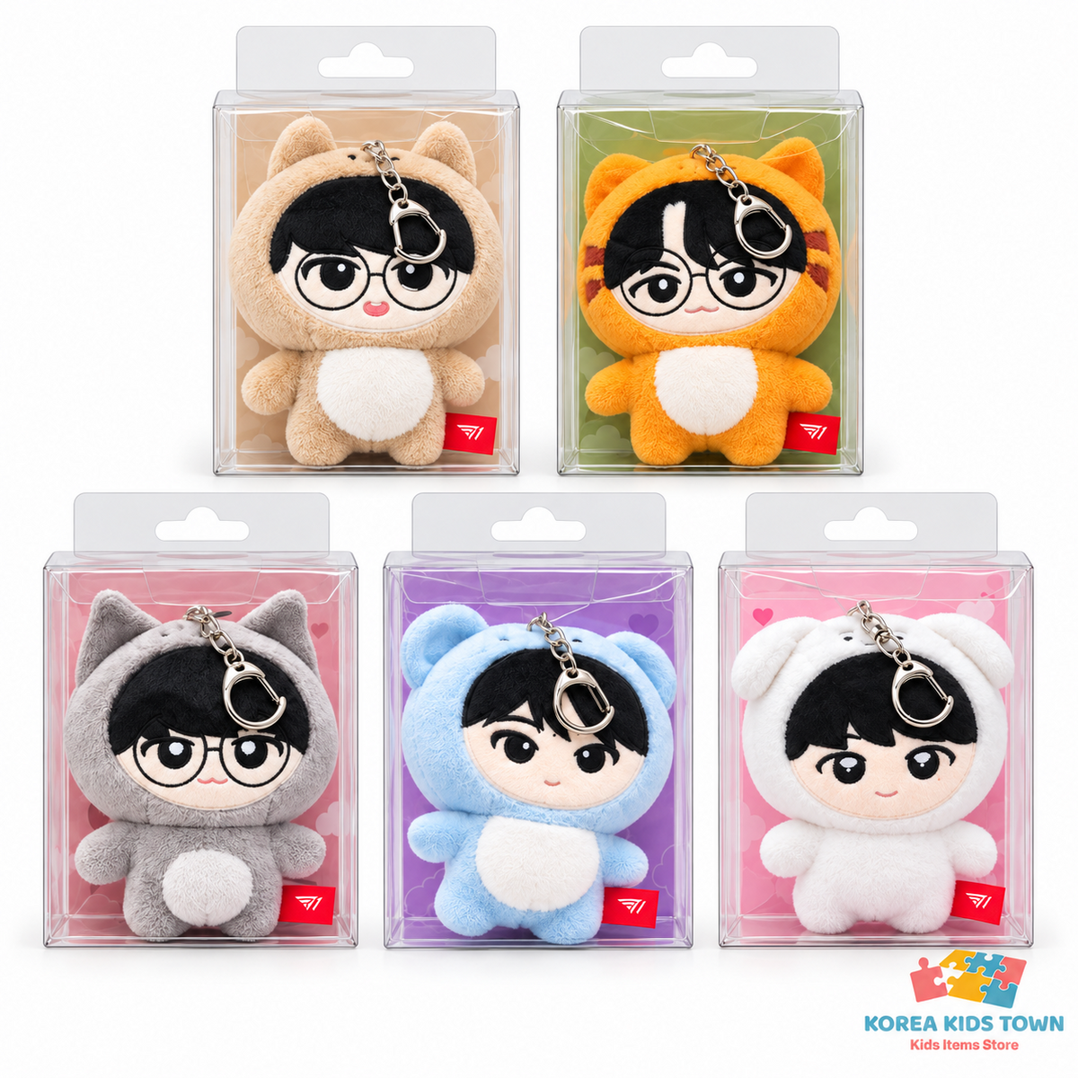 T1 Mini Friends Costume Plush Keyring