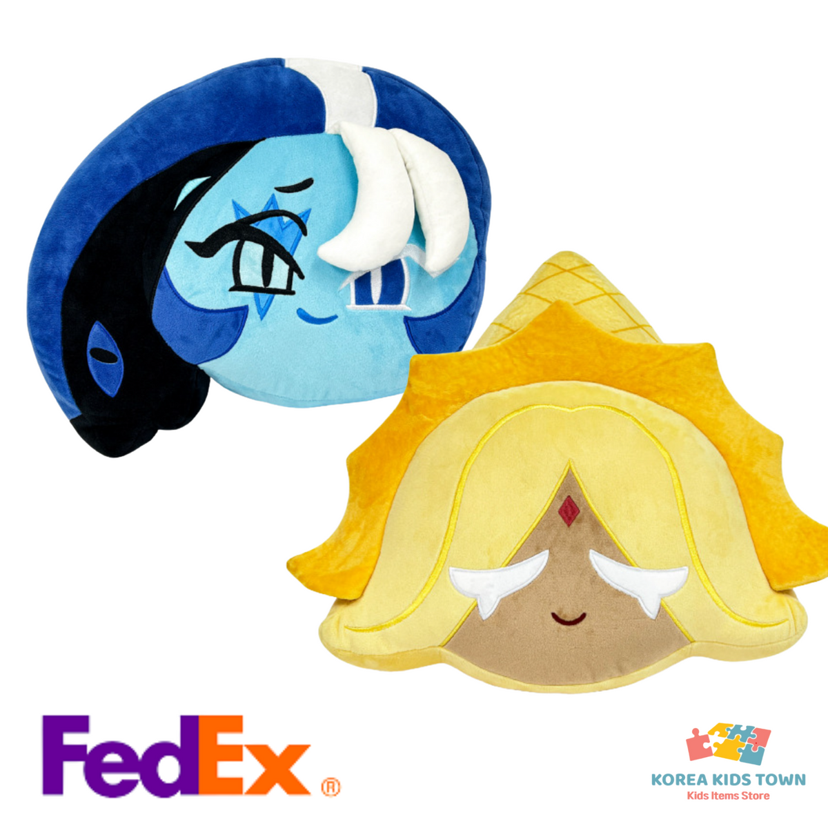 CookieRun Kingdom Face Cushion (Shadow Milk Cookie / Pure Vanilla Cookie)