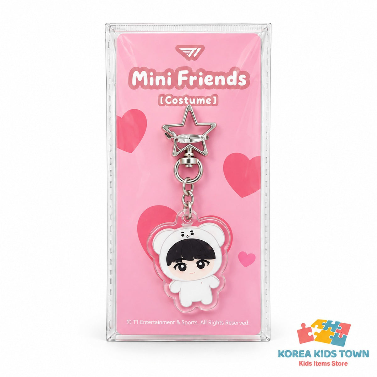 T1 Mini Friends Costume Acrylic Keyring