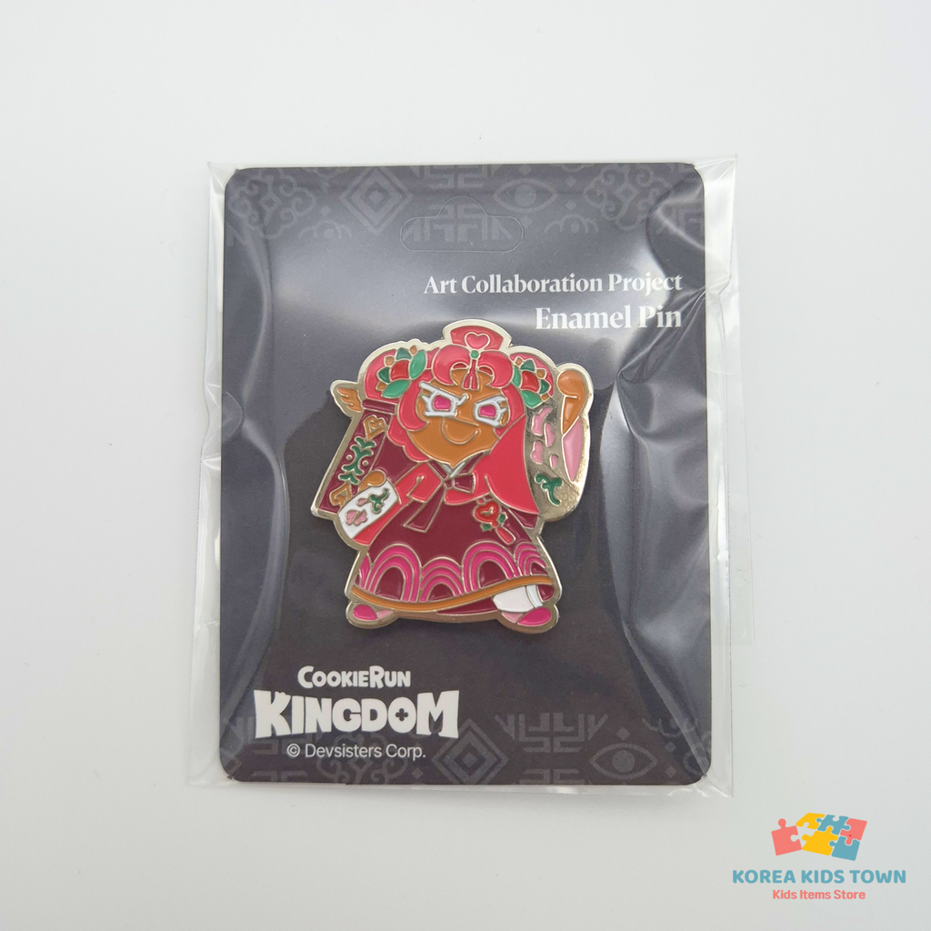CookieRun Kingdom Pin Badge Brooch Korea (BEAST COOKIE, Shadow Milk)