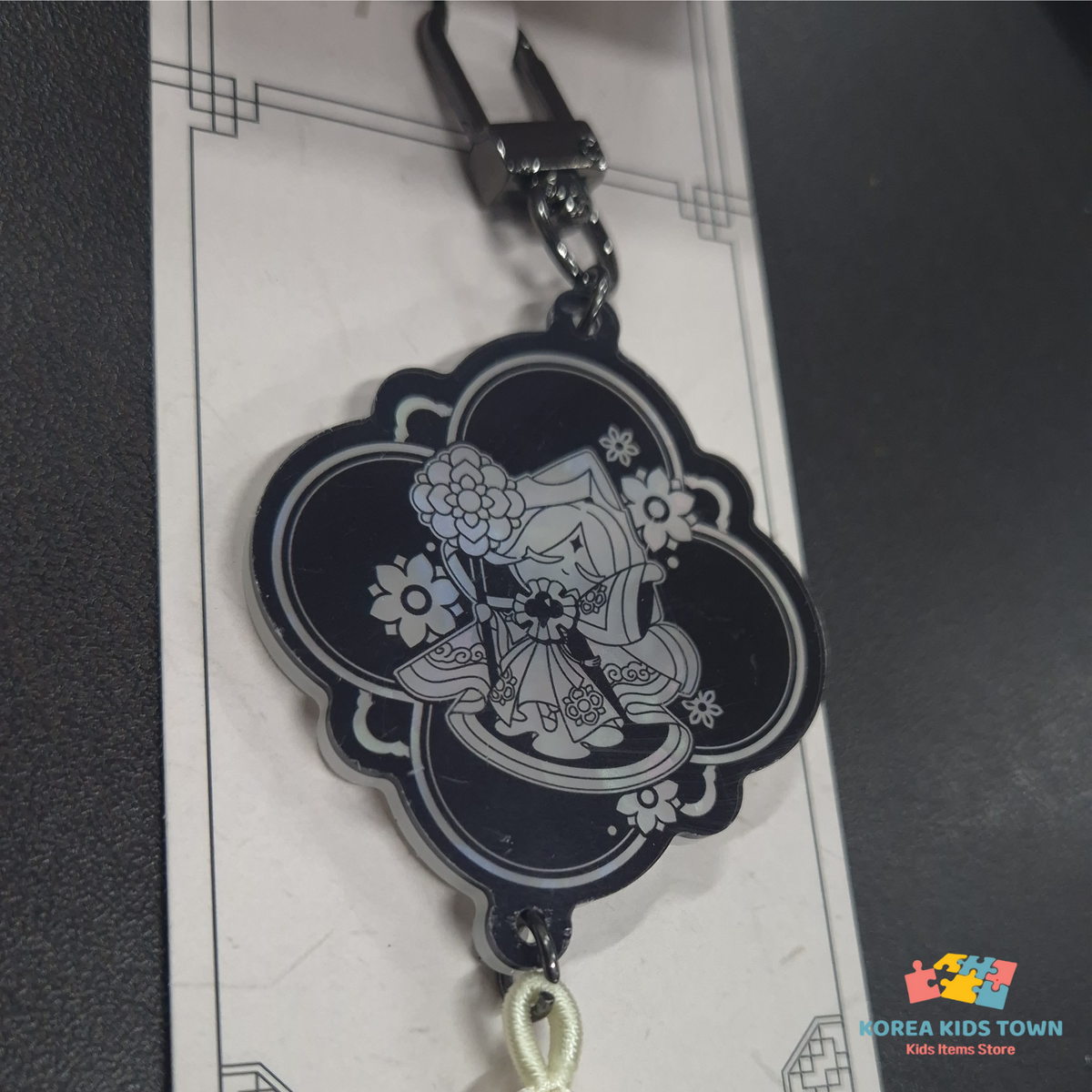 CookieRun Kingdom Mother of Pearl Keyring A type Bag Charm Korea Art