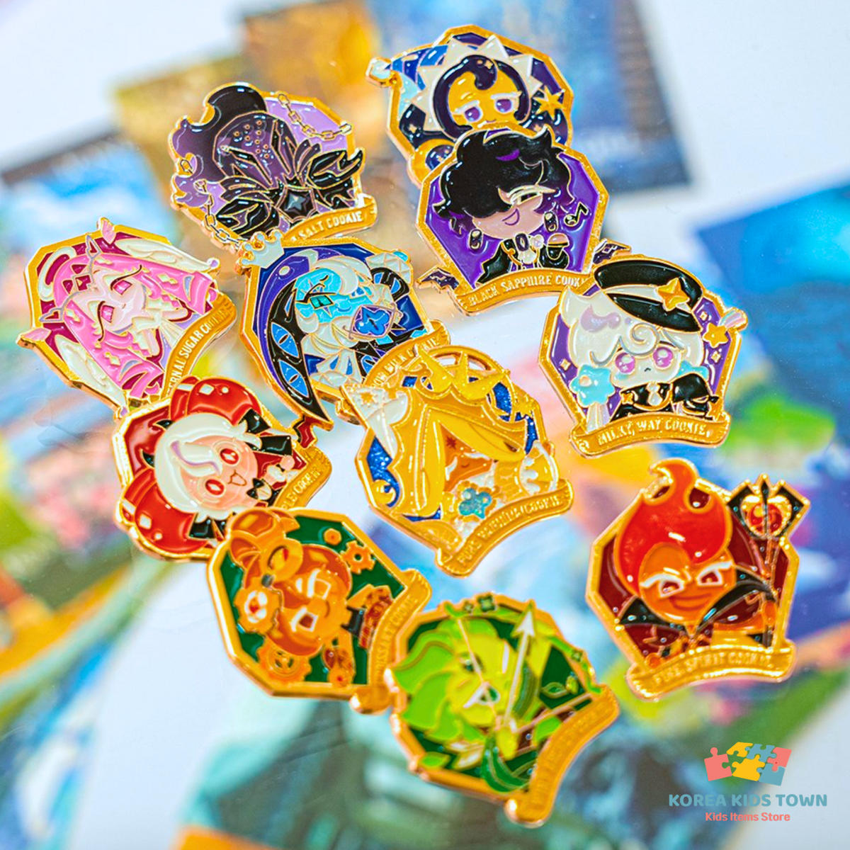 CookieRun Kingdom Collectible Metal Pin Badge Blind Box Factory Sealed