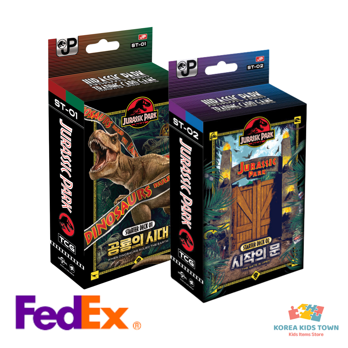 Jurassic Park ST01 / ST02 Starter Deck — Korean Edition