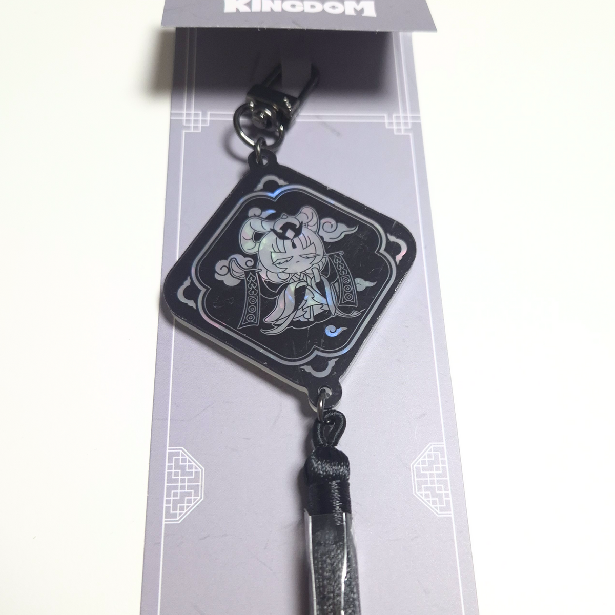 CookieRun Kingdom Mother of Pearl Keyring A type Bag Charm Korea Art