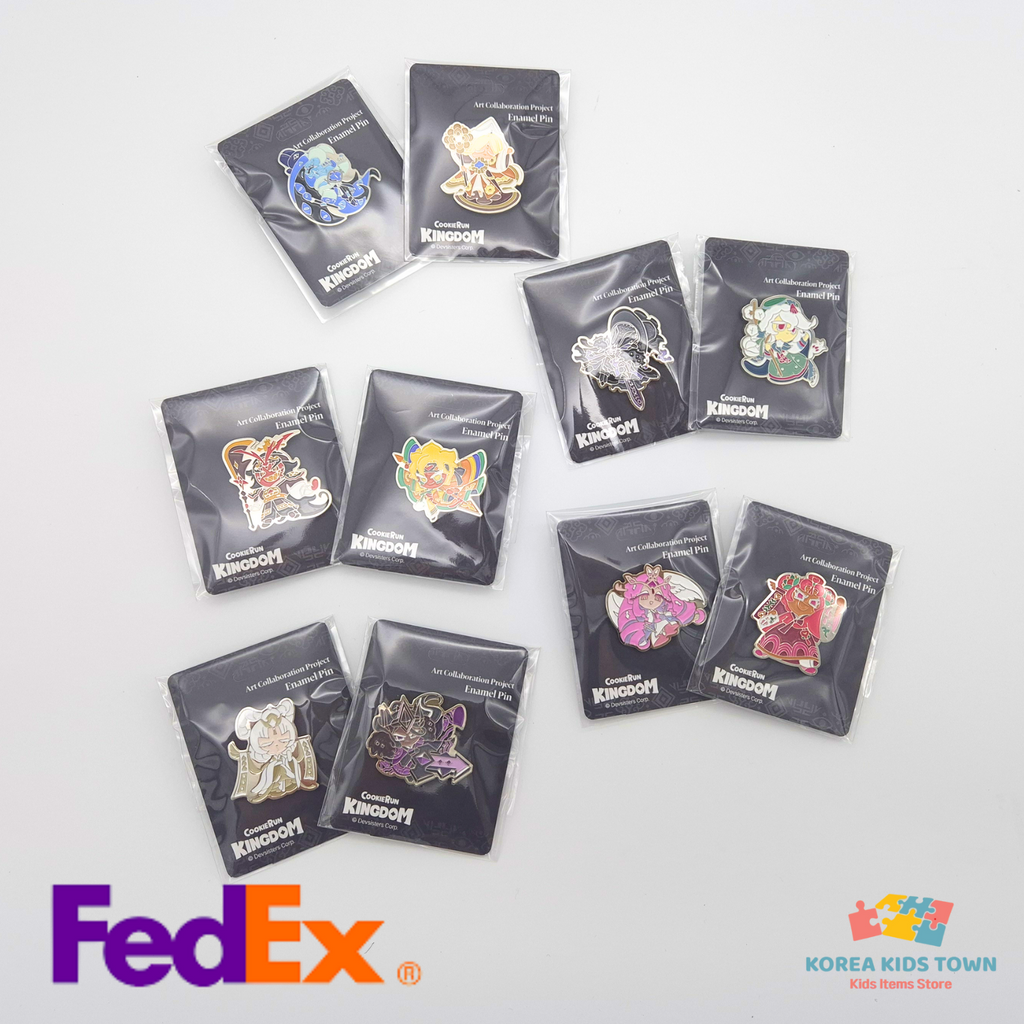 CookieRun Kingdom Pin Badge Brooch Korea (BEAST COOKIE, Shadow Milk)