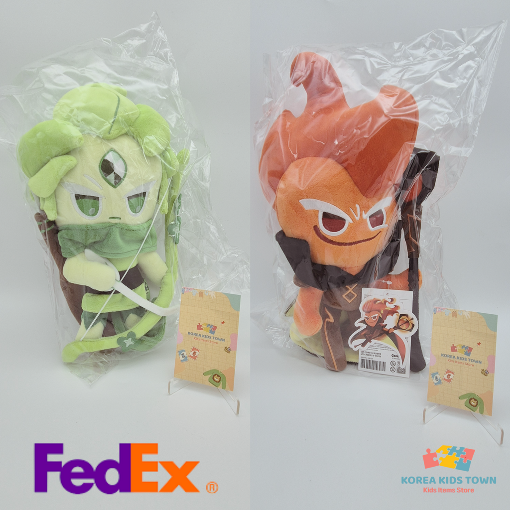 CookieRun Kingdom Cookie Plush Doll Stuffed Toy Korea (Wind & Fire)