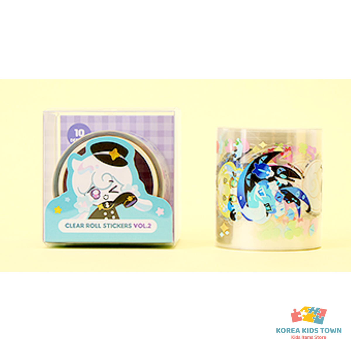 CookieRun Clear Roll Sticker Choice Type A, B / Transparent Decorative Sticker