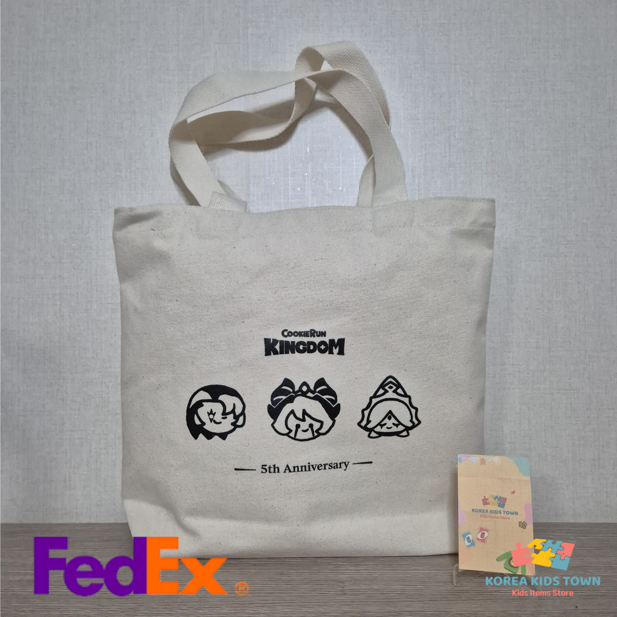 CookieRun Kingdom 5th Anniversary Eco Bag (Shadow Milk, Pure Vanilla)