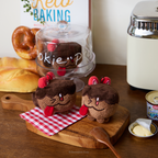 CookieRun kingdom Choco Cake Wild dog plush doll keyring