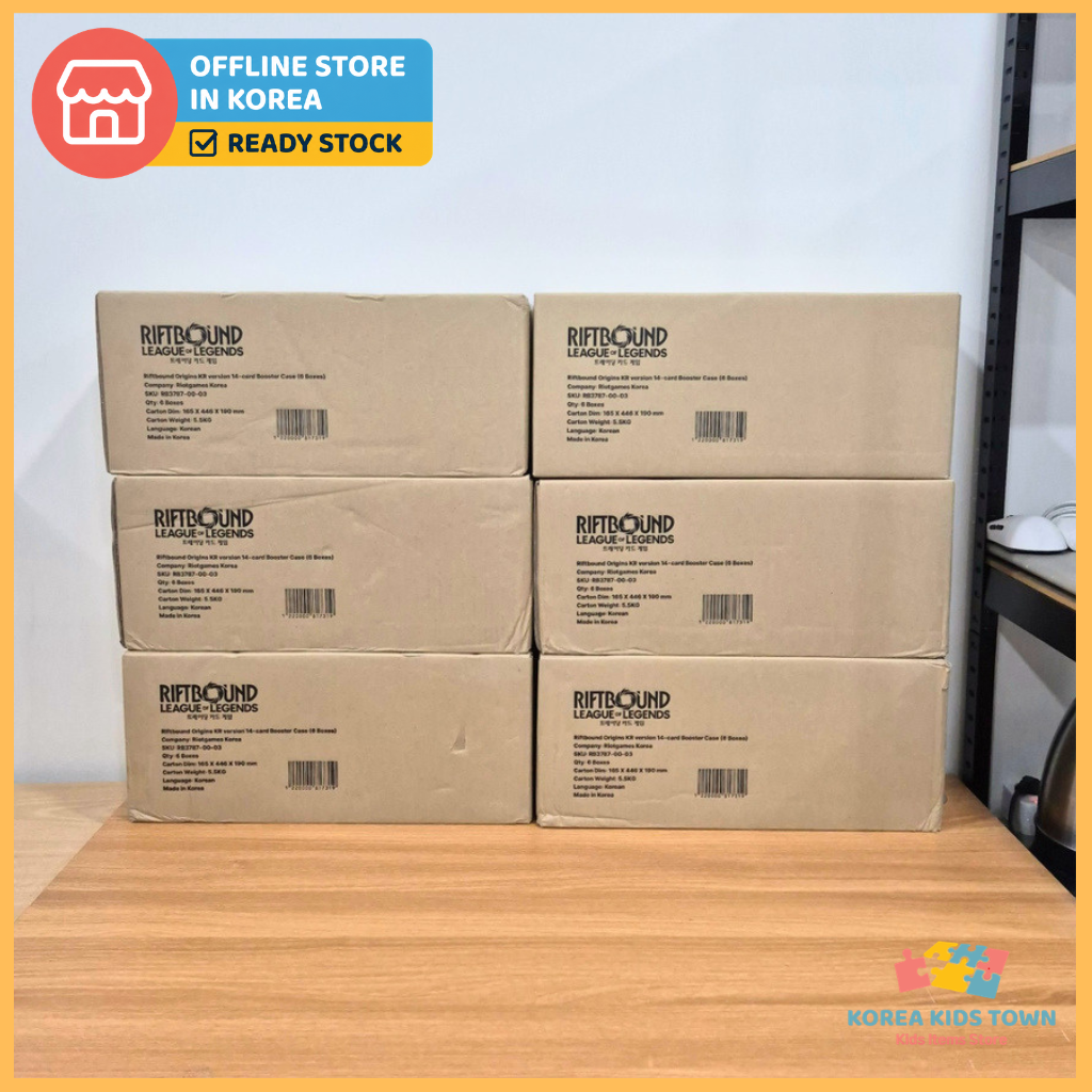 Riftbound Origins Booster Case (6 Boxes) — Korean Edition