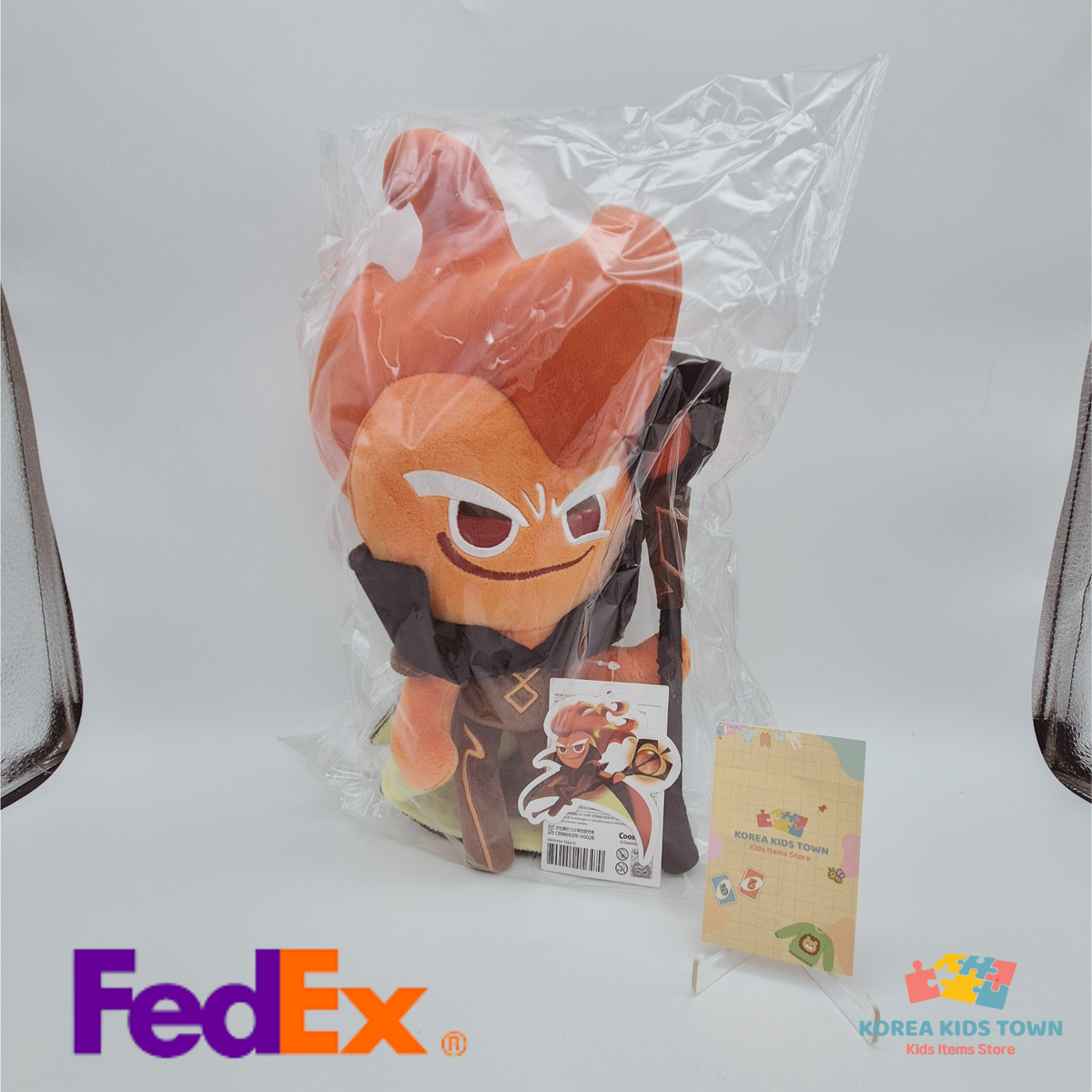 CookieRun Kingdom Cookie Plush Doll Stuffed Toy Korea (Wind & Fire)