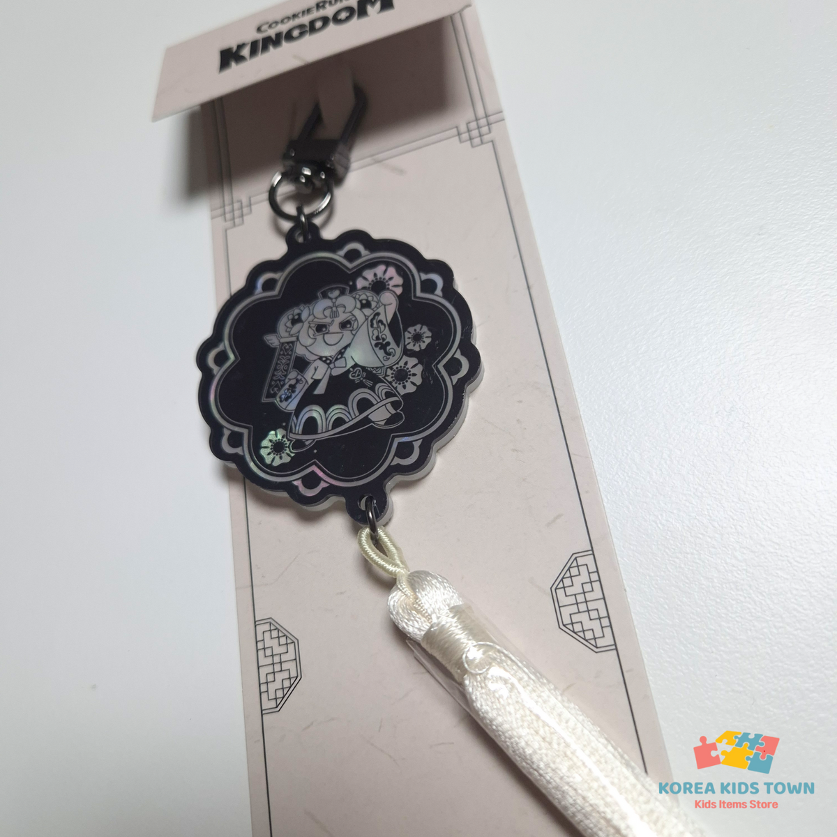 CookieRun Kingdom Mother of Pearl Keyring A type Bag Charm Korea Art