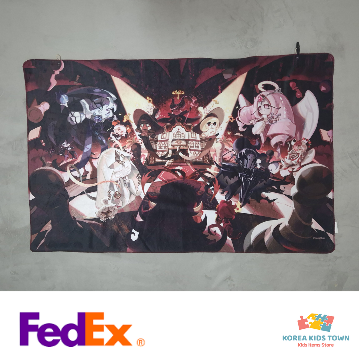 CookieRun Kingdom 5th Anniversary Blanket The One of Darkness Absolute