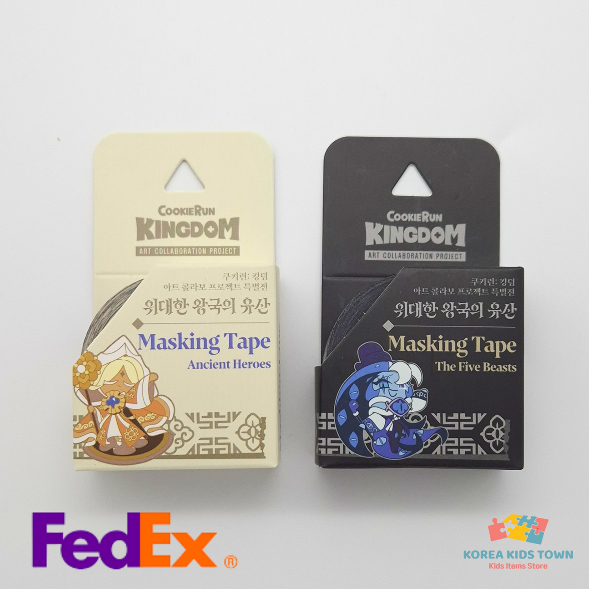 CookieRun Kingdom Masking Tape (Beast Cookie / Ancient Cookie) Deco Washi Tape