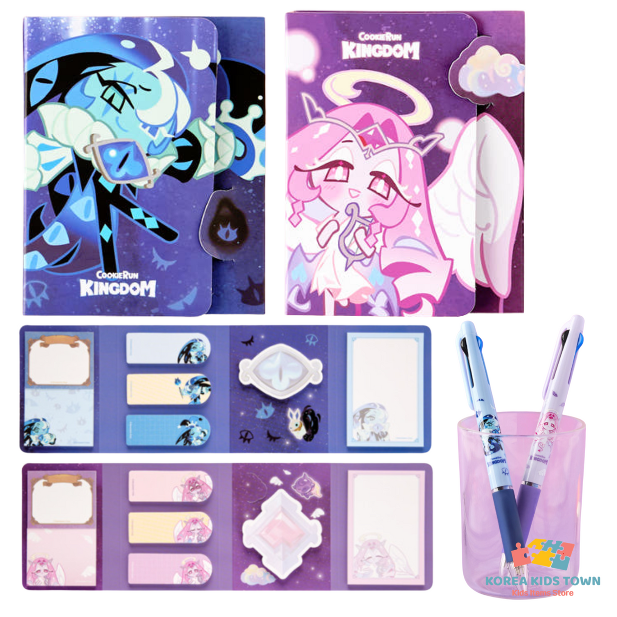 CookieRun Kingdom Brand New Goods (Shadow Milk, memo pad /3 color pen)