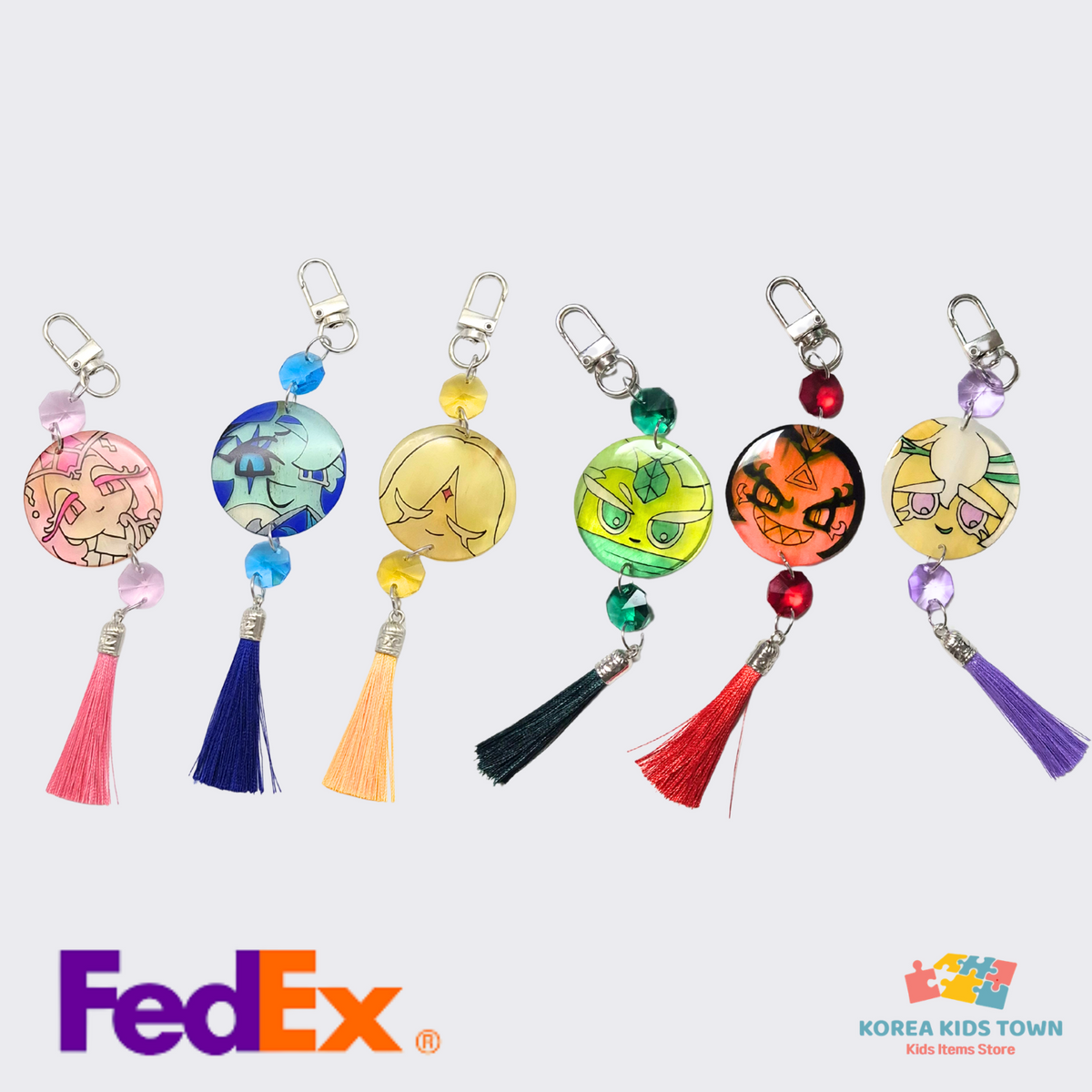 CookieRun Kingdom Shadow Milk, Pure Vanilla Artisan Hand-crafted Hwagak Keyring