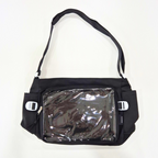 CookieRun Kingdom Official Ita Bag Transparent Display Tote Bag (Black / White)