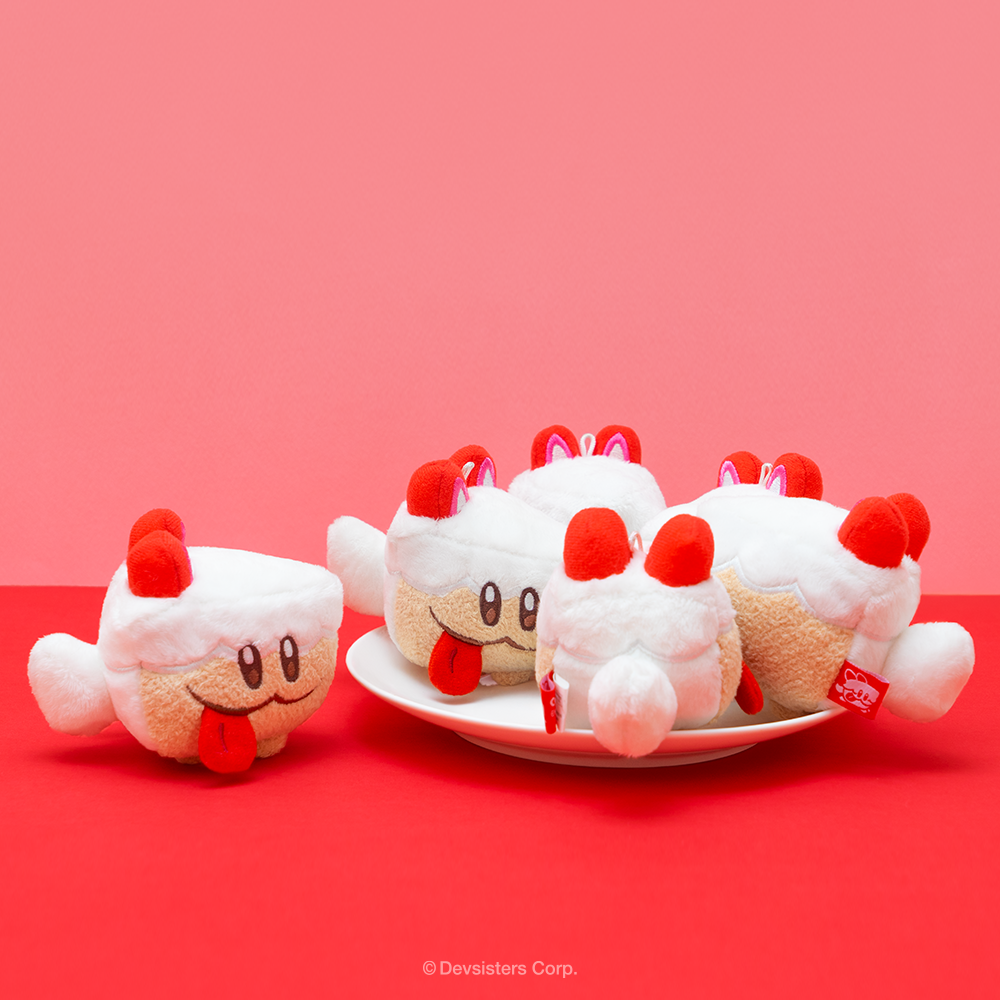 CookieRun kingdom Cake Wild dog plush doll keyring