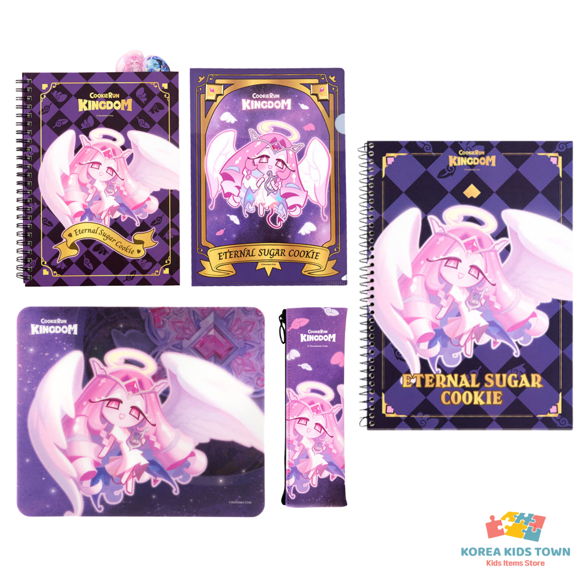 CookieRun Kingdom Brand New Goods (Shadow Milk, Notes/ mouse pad)