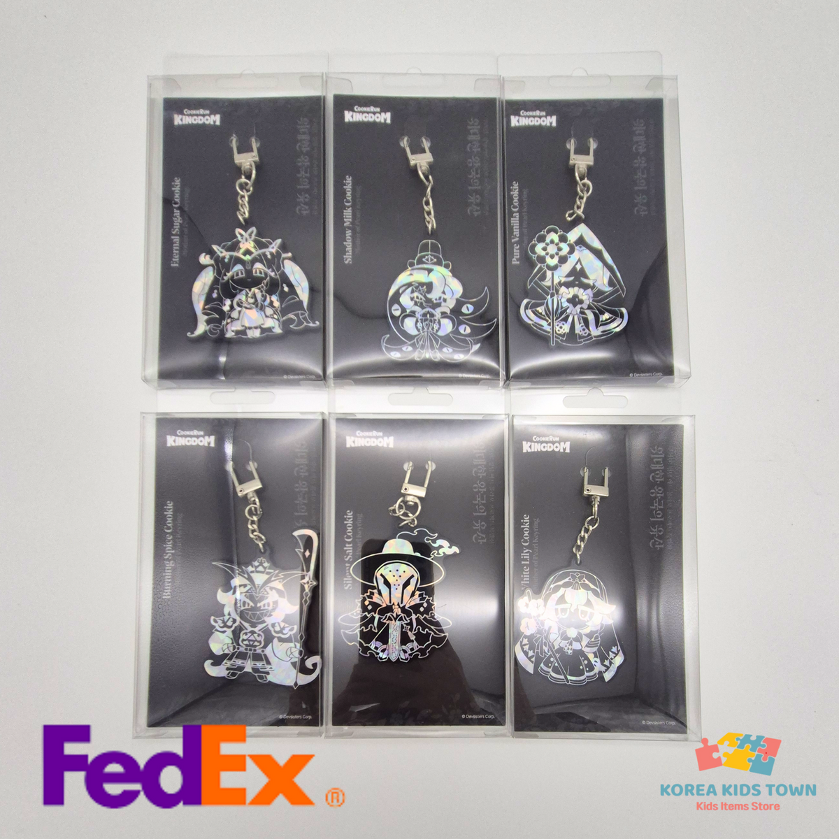 CookieRun Kingdom Mother of Pearl Keyring B type Bag Charm Korea Art