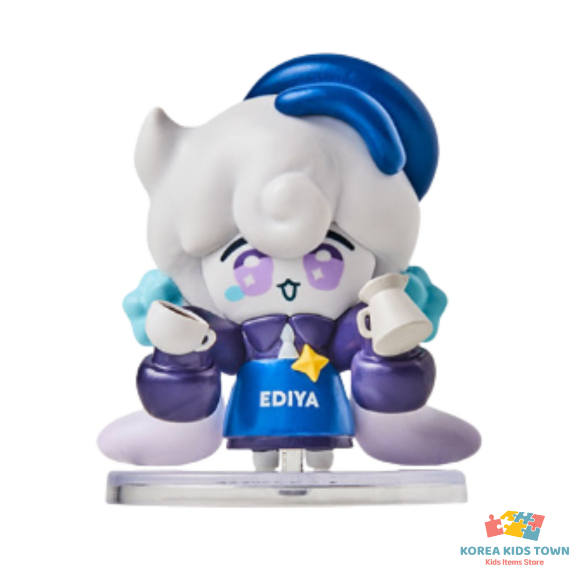CookieRun Kingdom Cafe Part-Timer Mini Figure Caramel Choux, Milky Way