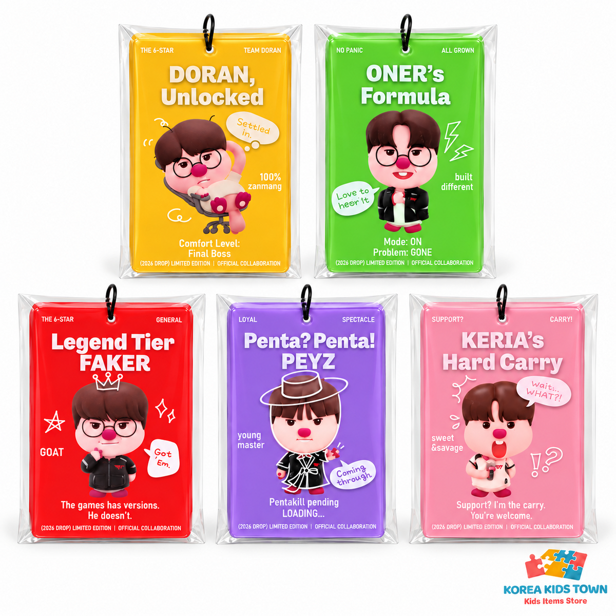 T1 x Zanmang Loopy Acrylic Keychain