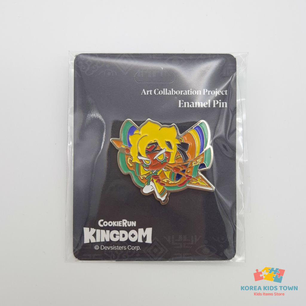 CookieRun Kingdom Pin Badge Brooch Korea (BEAST COOKIE, Shadow Milk)