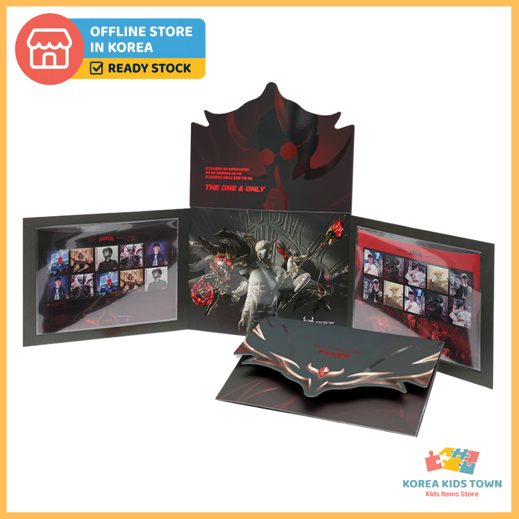 Faker Commemorative Postage Stamp Album Set Limited Edition League of Legends