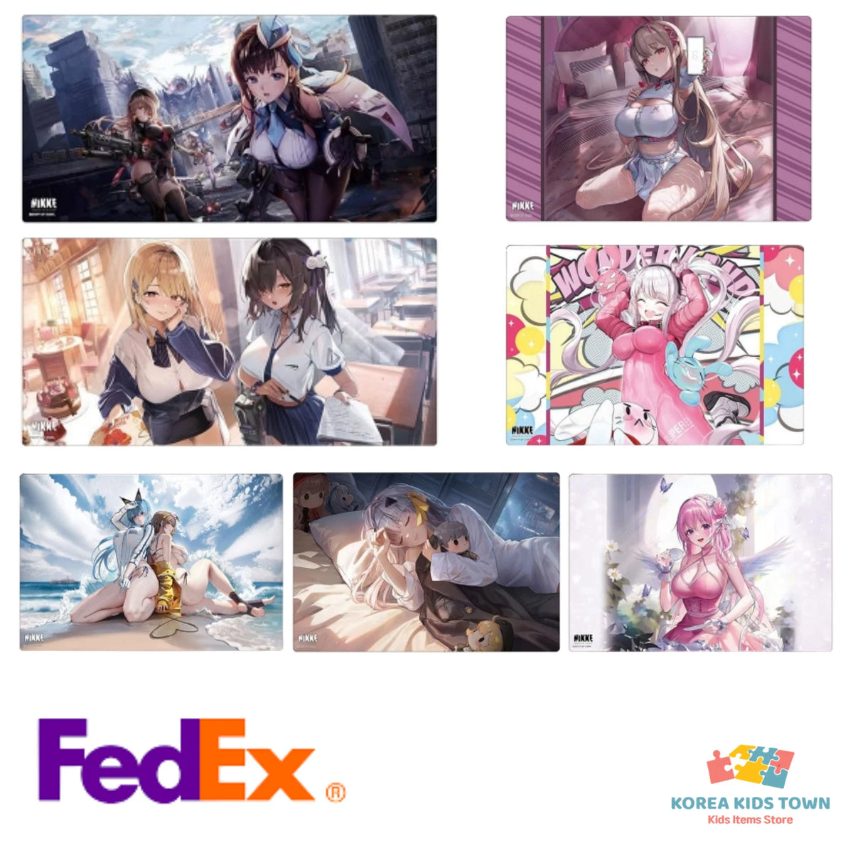 NIKKE Desk Mats & Playmats — Types A–G — image 1