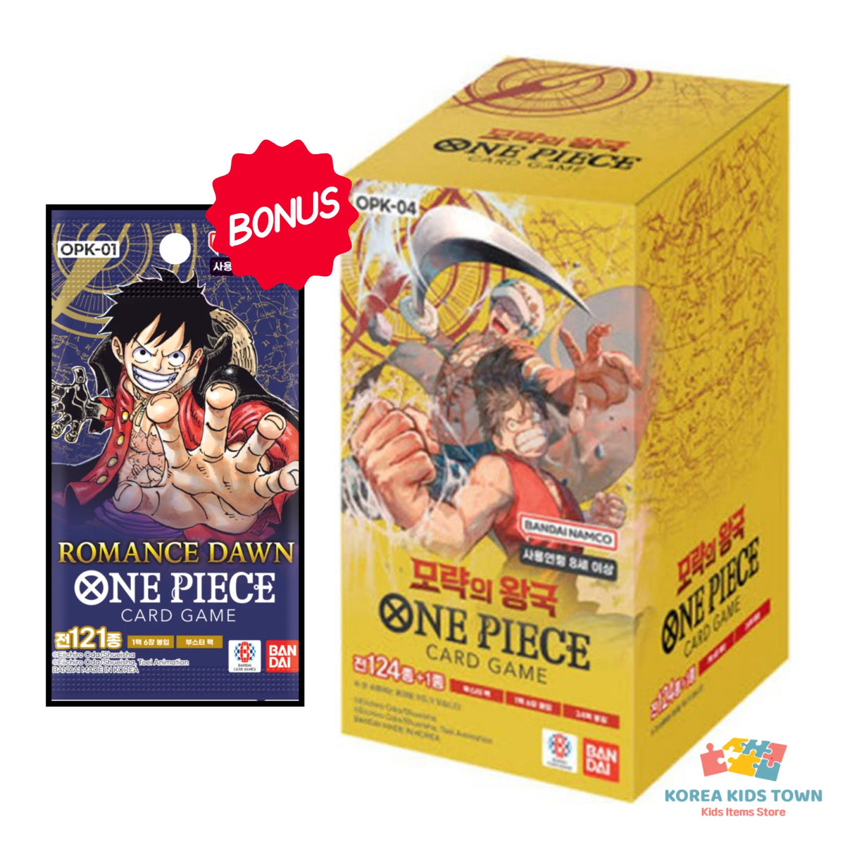 One Piece Card Game KINGDOMS OF INTRIGUE Booster Box OP-04 — Korean Edition — image 1