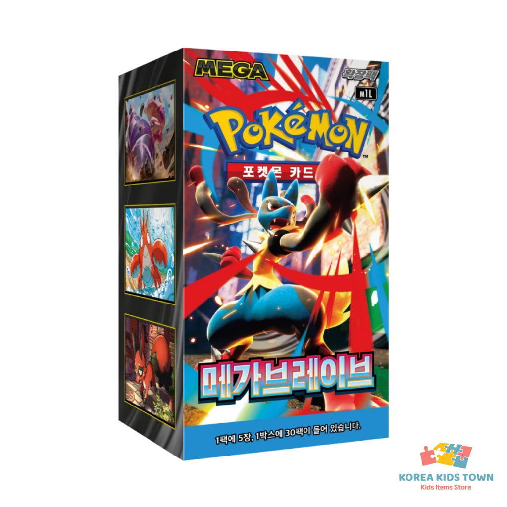 Pokemon Card Game TCG Mega Brave Booster Box (30 packs) Sealed Box — Korean Edition — image 1