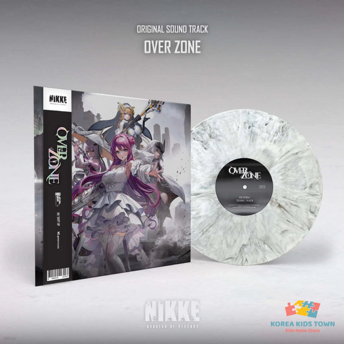 NIKKE OST LEVEL NINE Marbled Vinyl — Over Zone / Old Tales — image 2