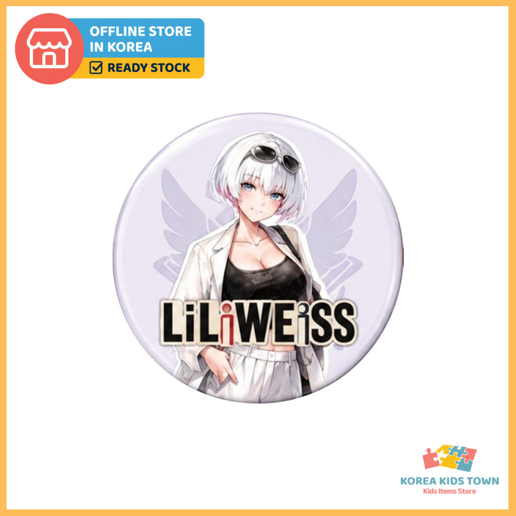 Pin Badge — Liliweiss