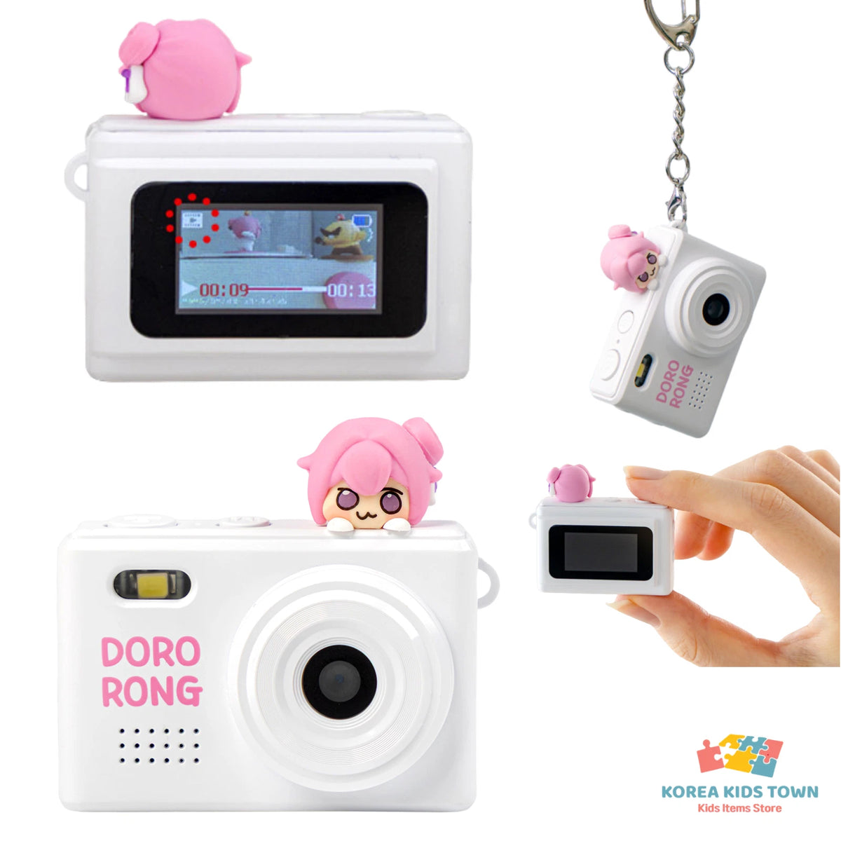 NIKKE Doro Mini Digital Camera Keychain — image 1